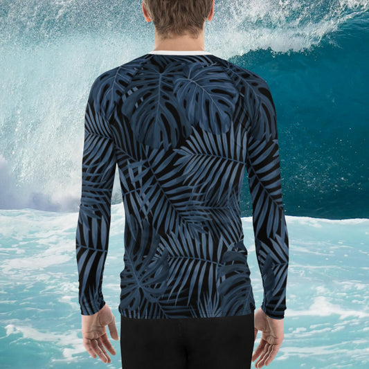 Palm Men's Rash Guard - Sea Monkeys