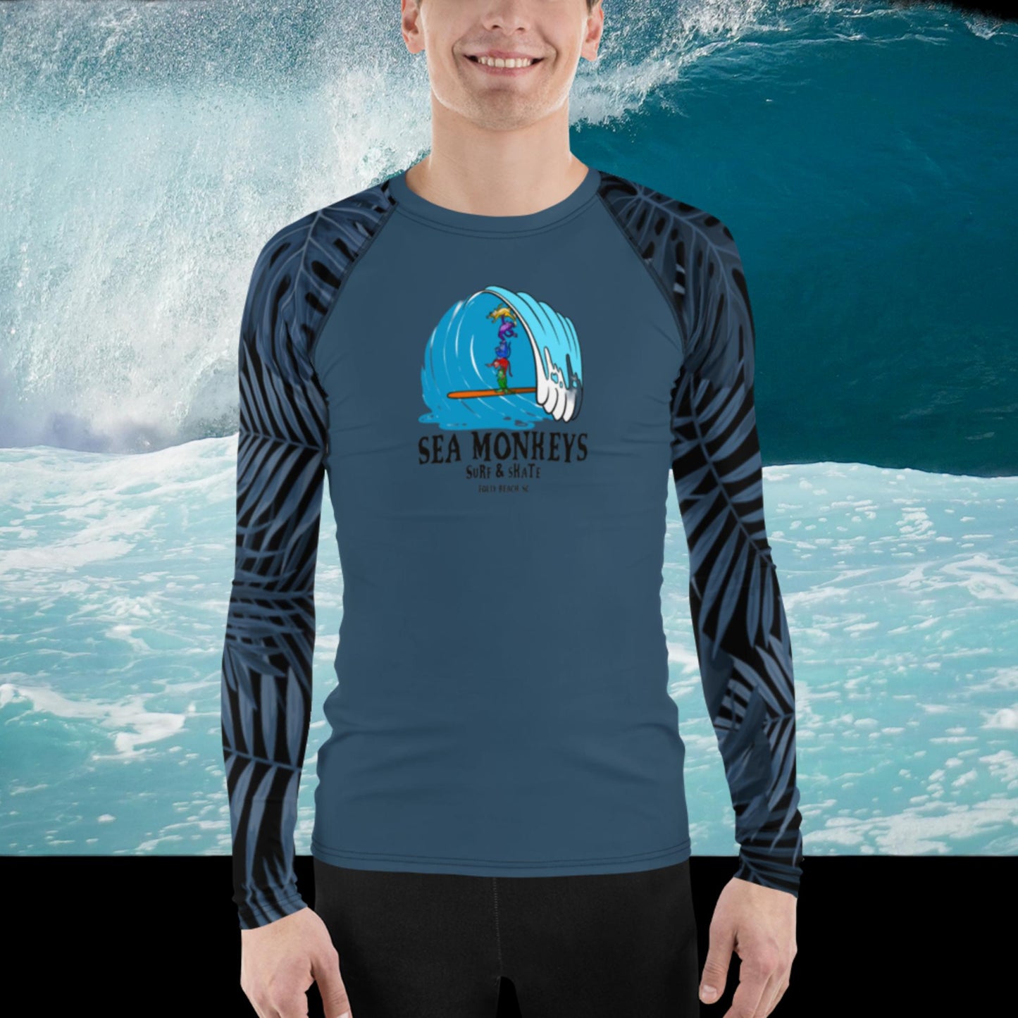 Men's Rash Guard - Sea Monkeys