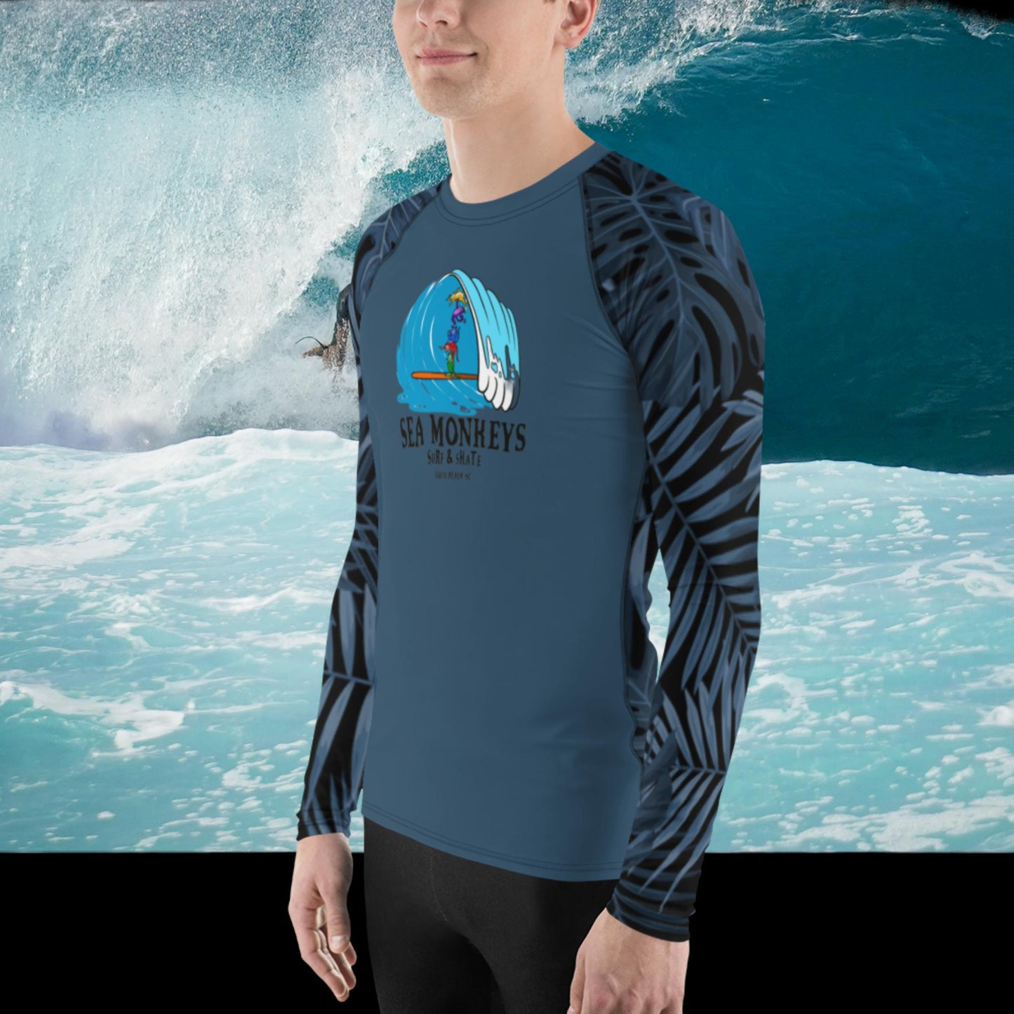 Men's Rash Guard - Sea Monkeys