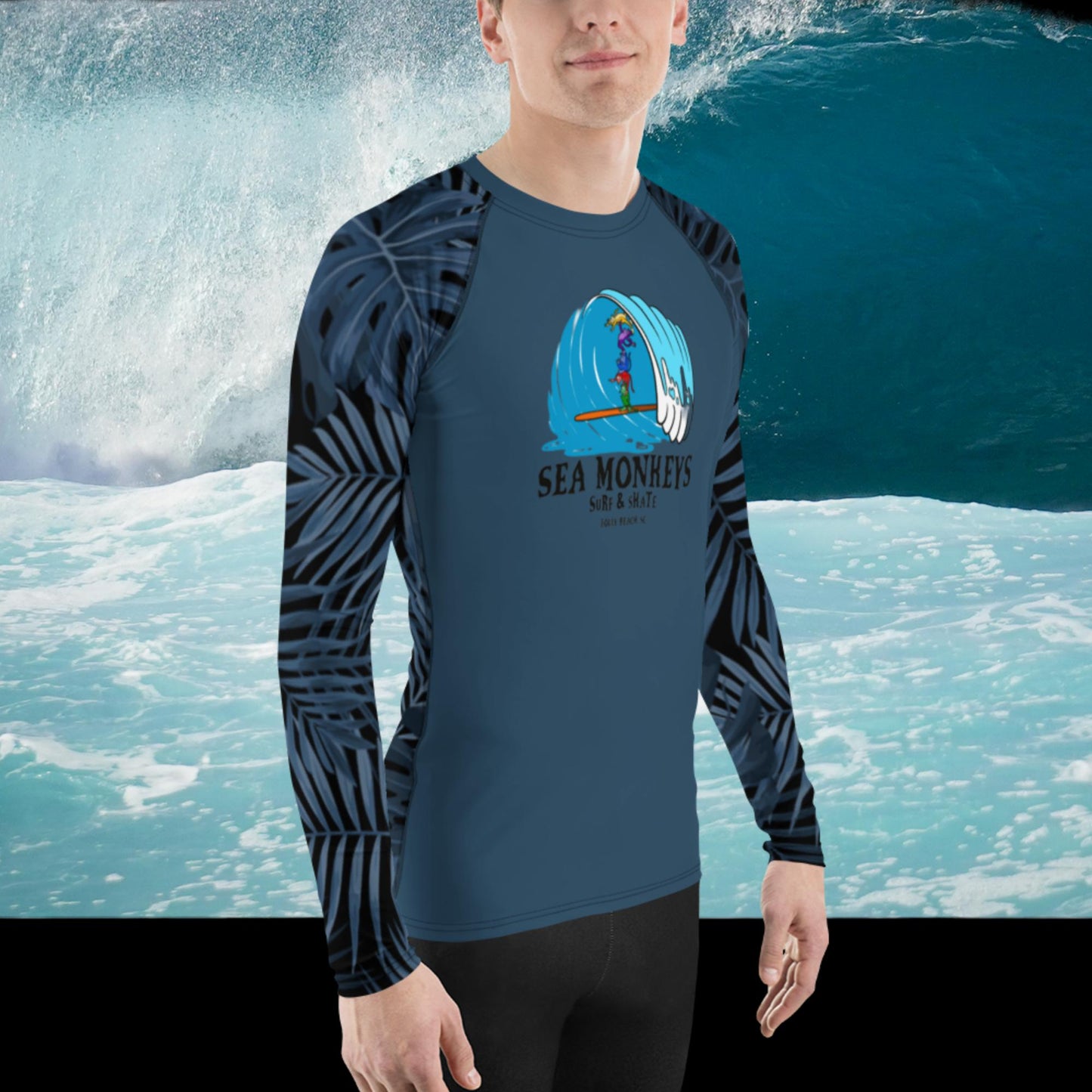 Men's Rash Guard - Sea Monkeys
