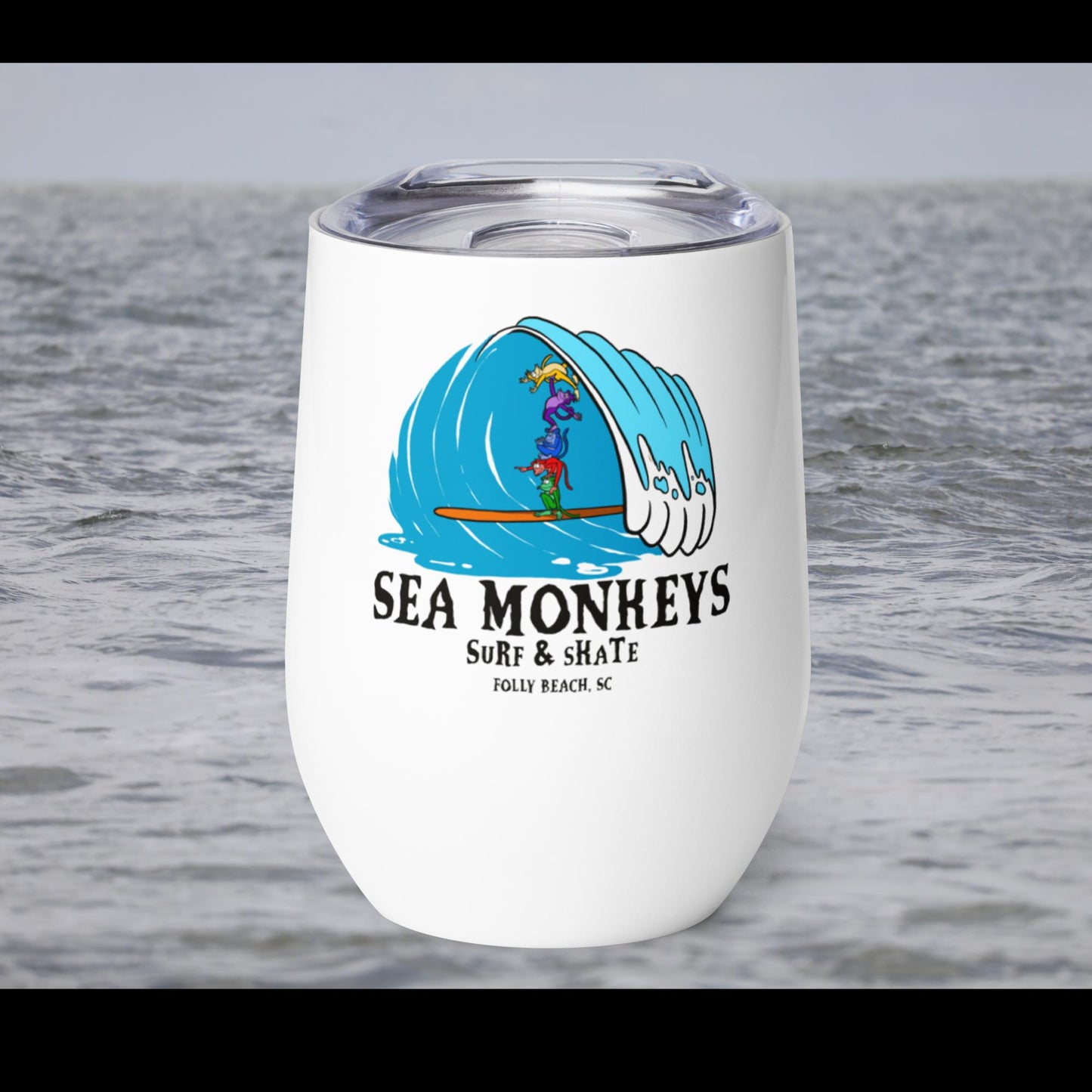 Wine tumbler - Sea Monkeys